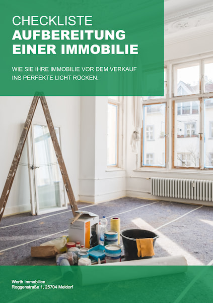 Aufbereitung einer Immobilie